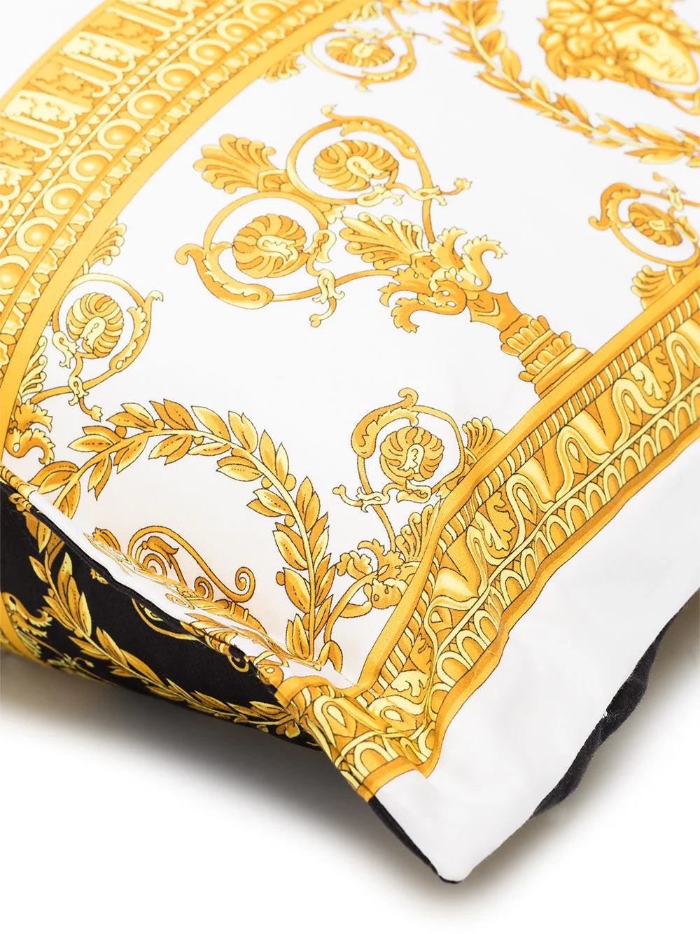 Versace Black/White/Gold I ♡ Baroque Double-face Cushion