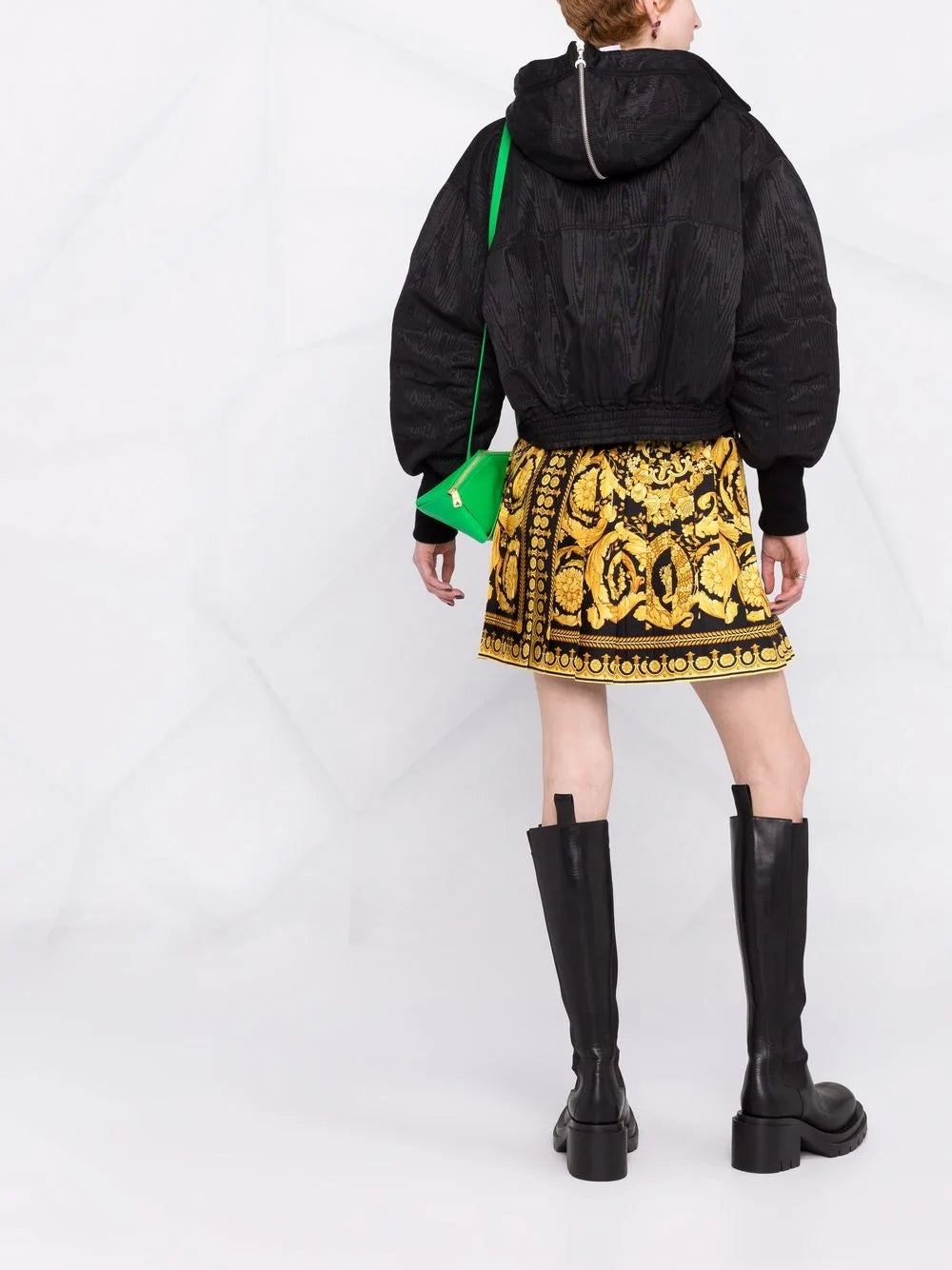 Versace Barocco Pleated Skirt