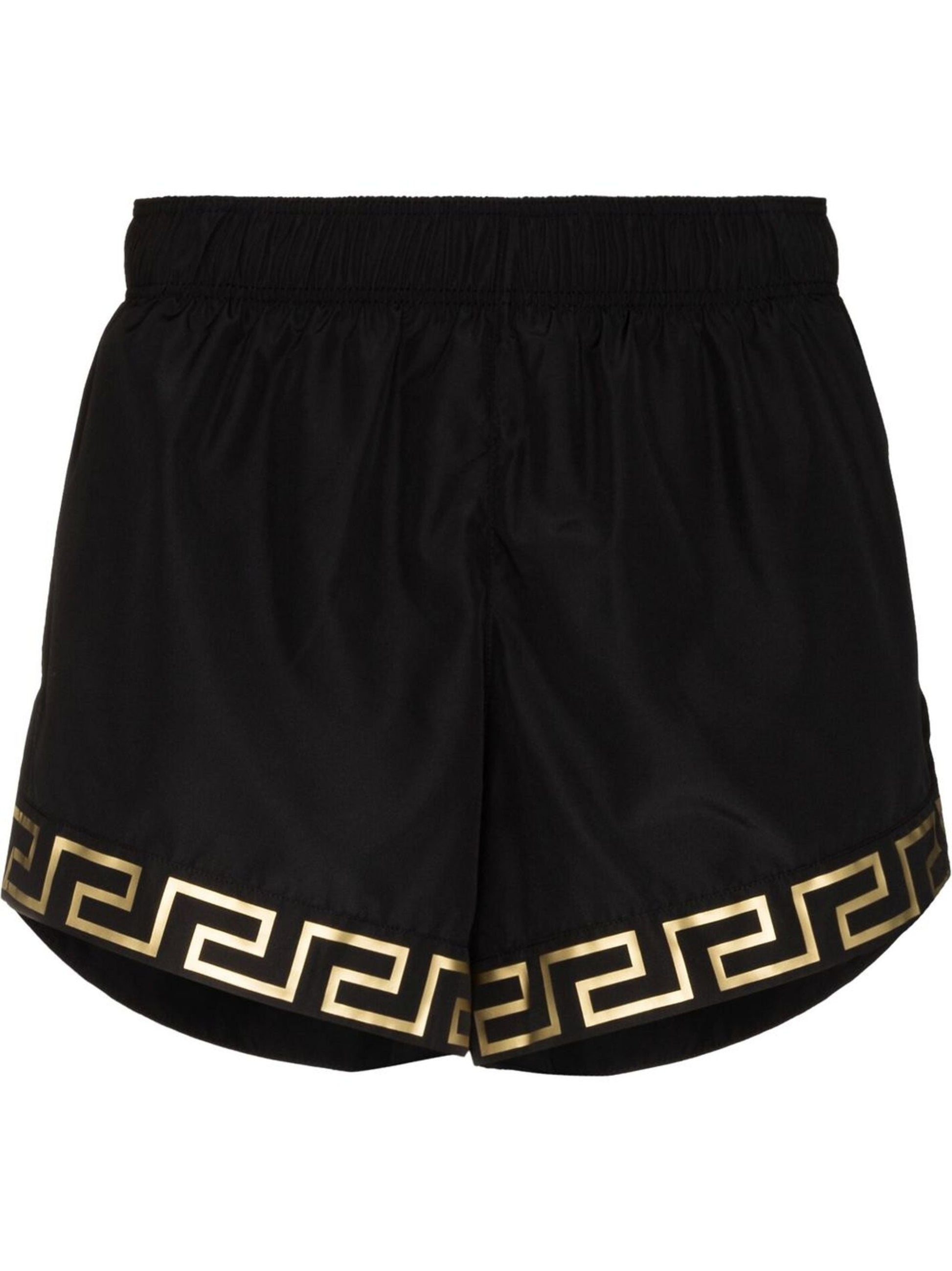 Versace Black Greek Key Short