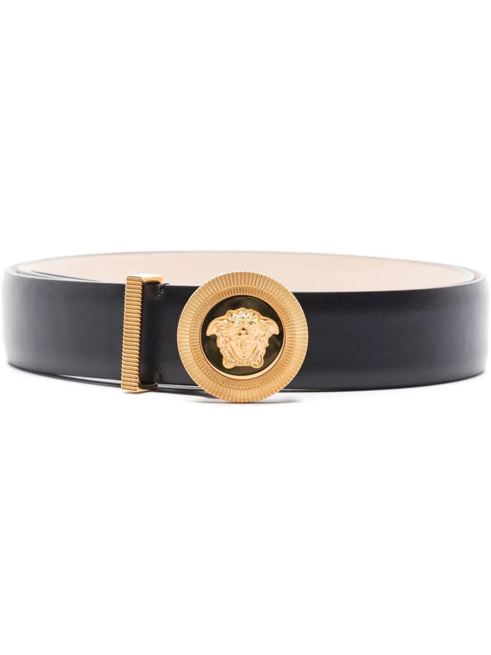 Versace Black Medusa Biggie Belt