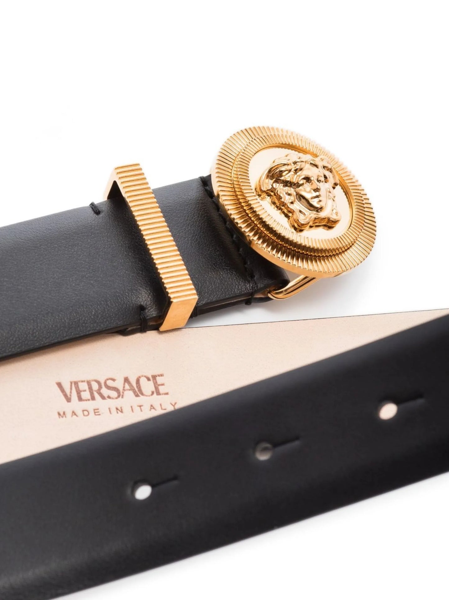 Versace Black Medusa Biggie Belt