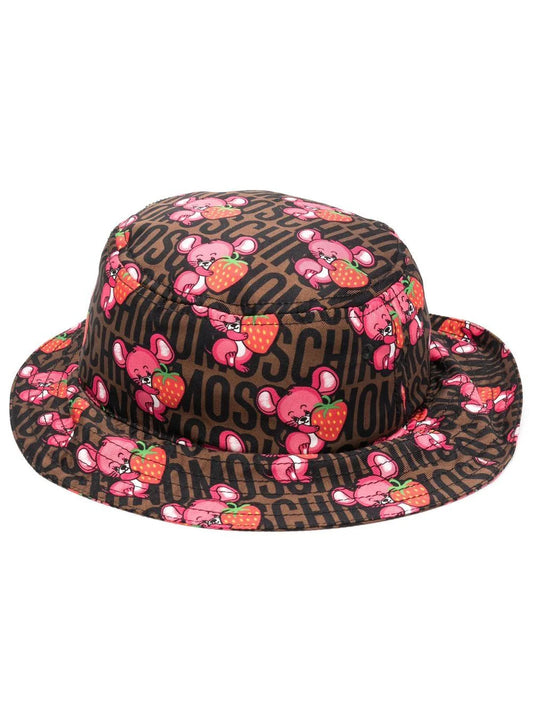 Moschino Strawberry Mouse Bucket Hat