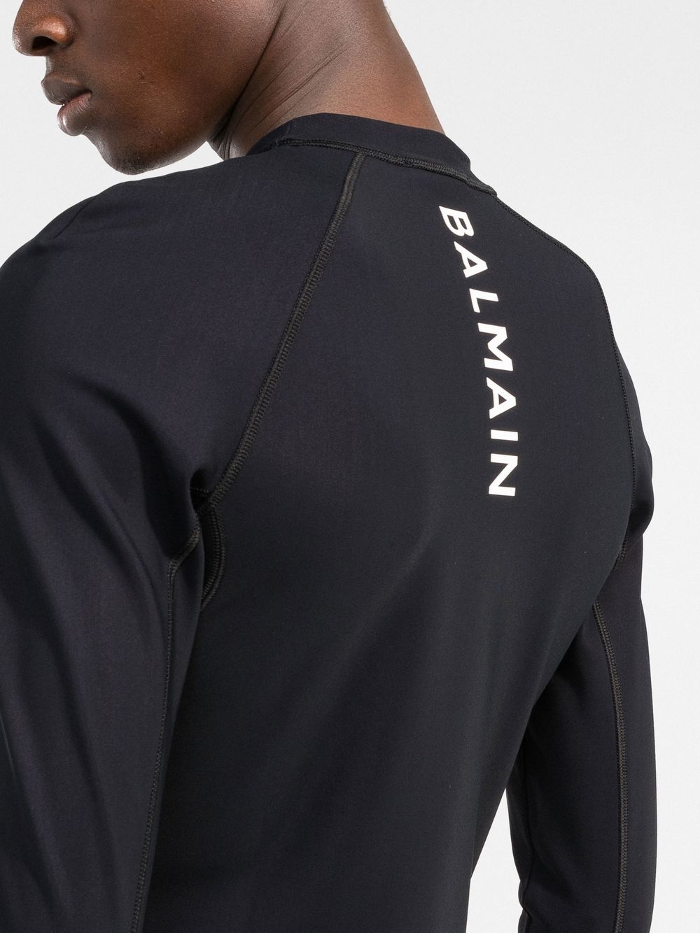 Balmain Black Long Sleeved Shirt