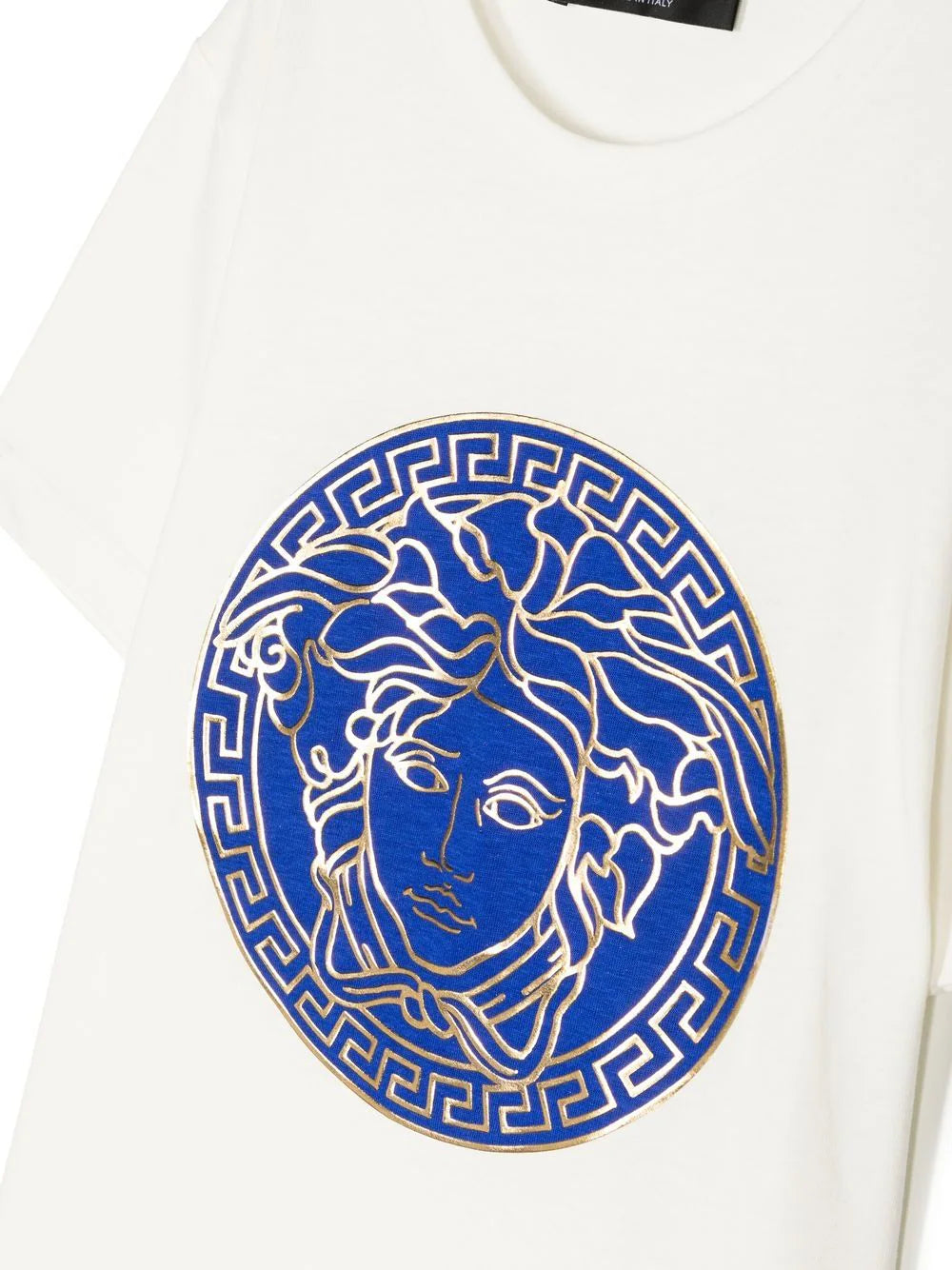 Versace logo-print short-sleeve shirt - Blue