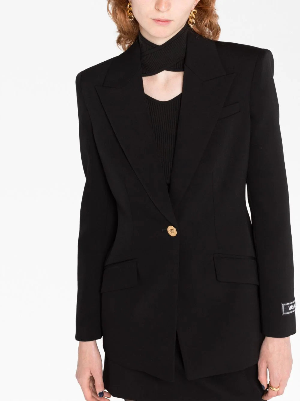 Versace SIngle Breasted Wool Blazer