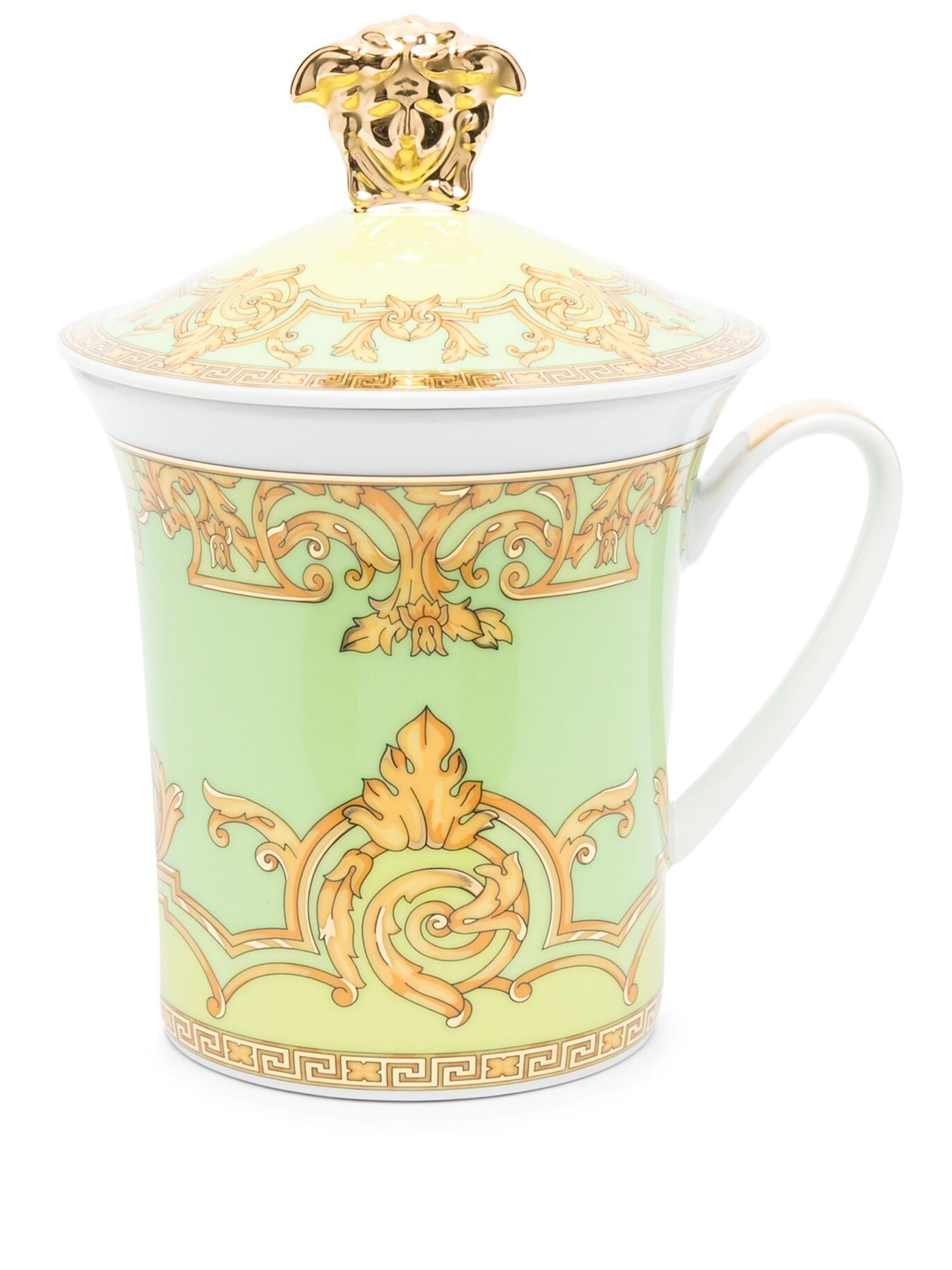 Versace x Rosenthal Green Floralia Mug