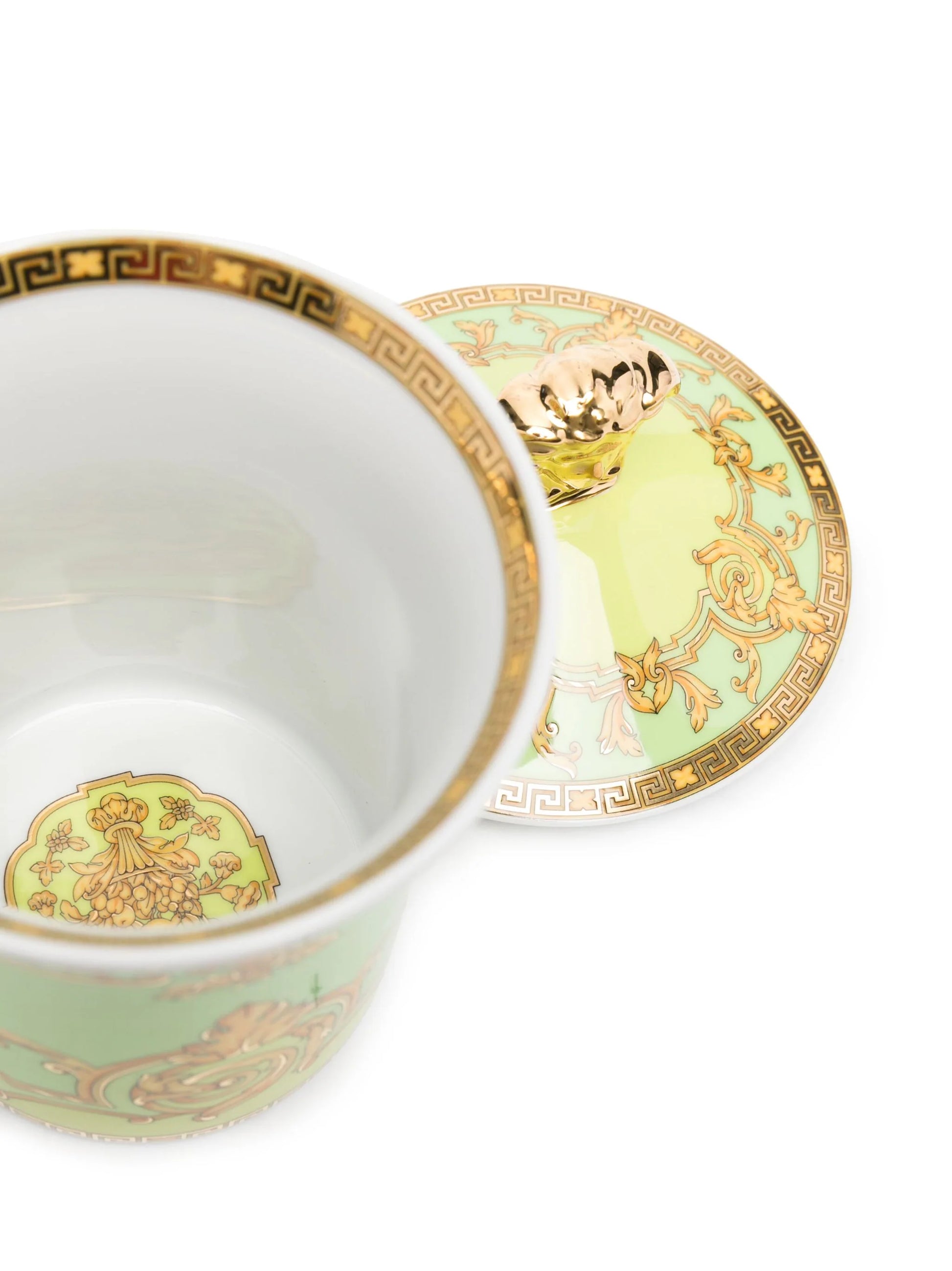 Versace x Rosenthal Green Floralia Mug