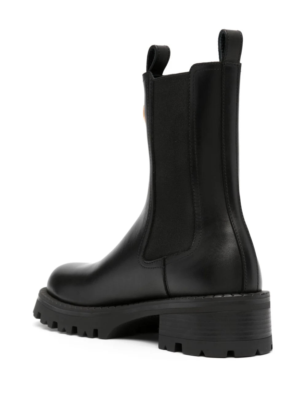 Versace Black Vagabond Chelsea Boots