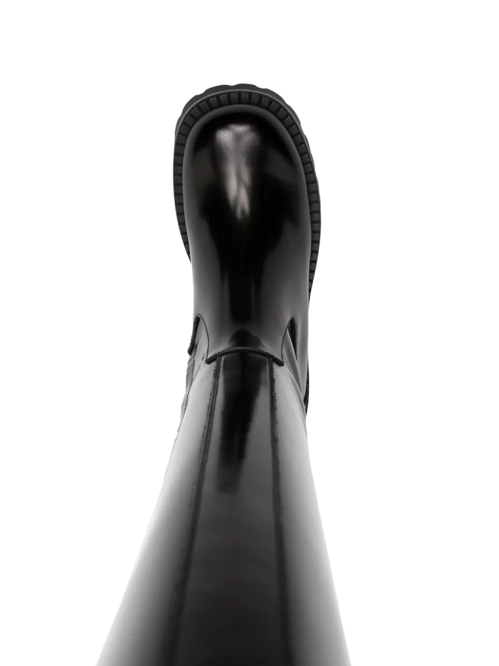 Versace Black Vagabond Leather Boots