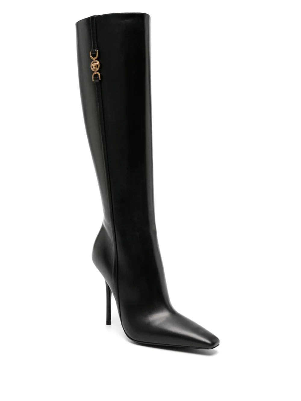 Versace Black medusa '95 Leather Boots