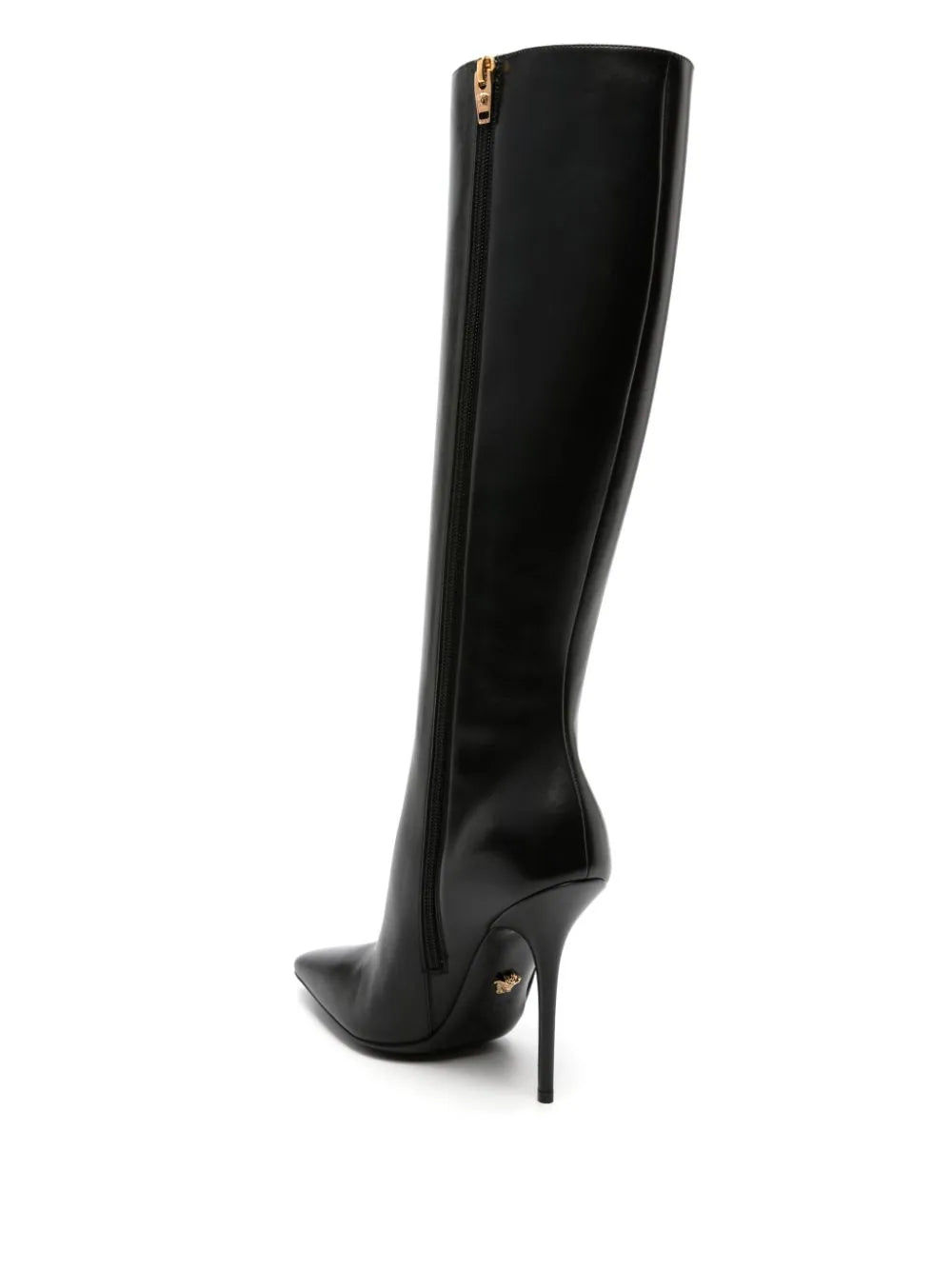 Versace Black medusa '95 Leather Boots