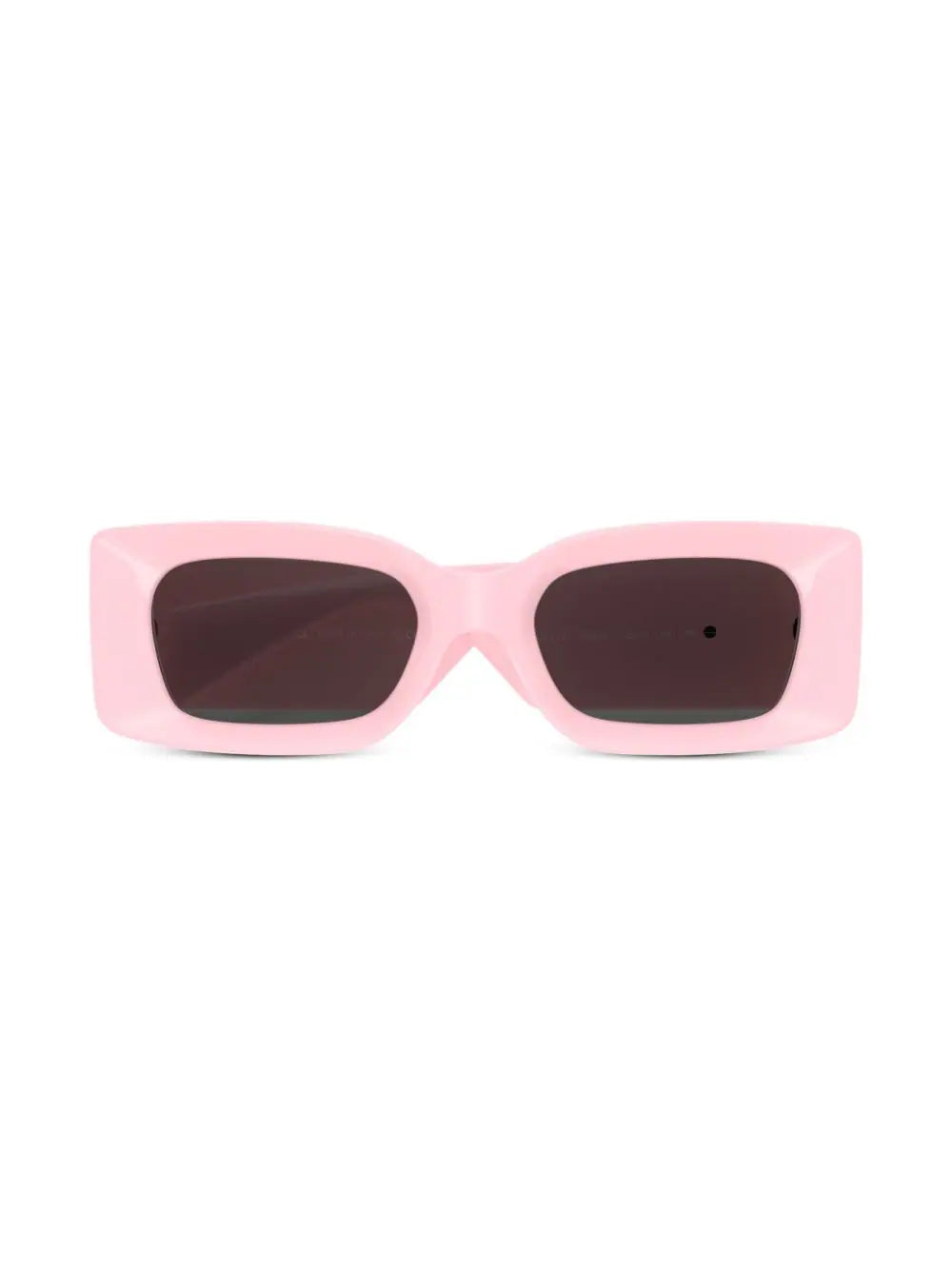 Versace Pink Medusa Plaque Rectangular Sunglasses