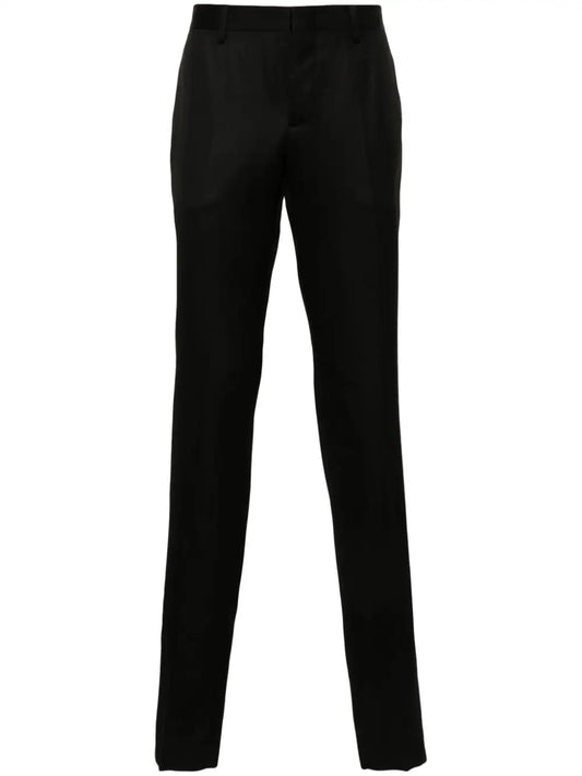 Moschino Black Tailored Tapered Trousers