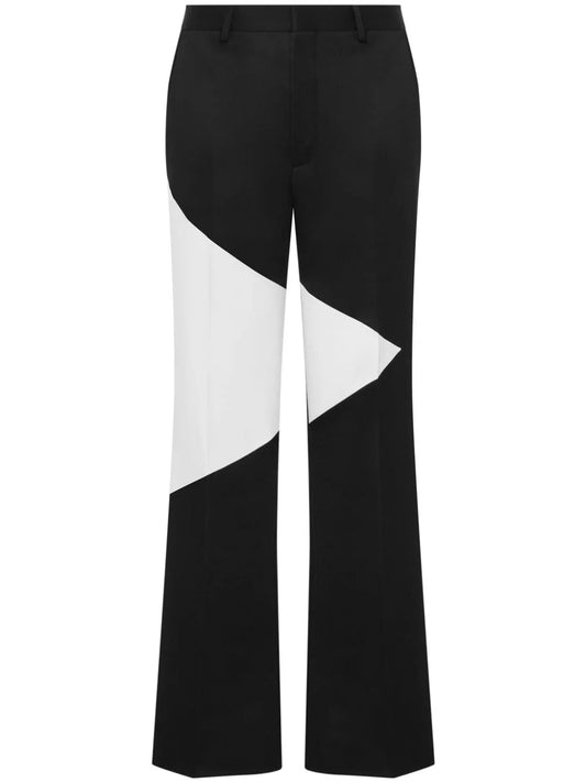 Moschino Black & White Graphic Trousers