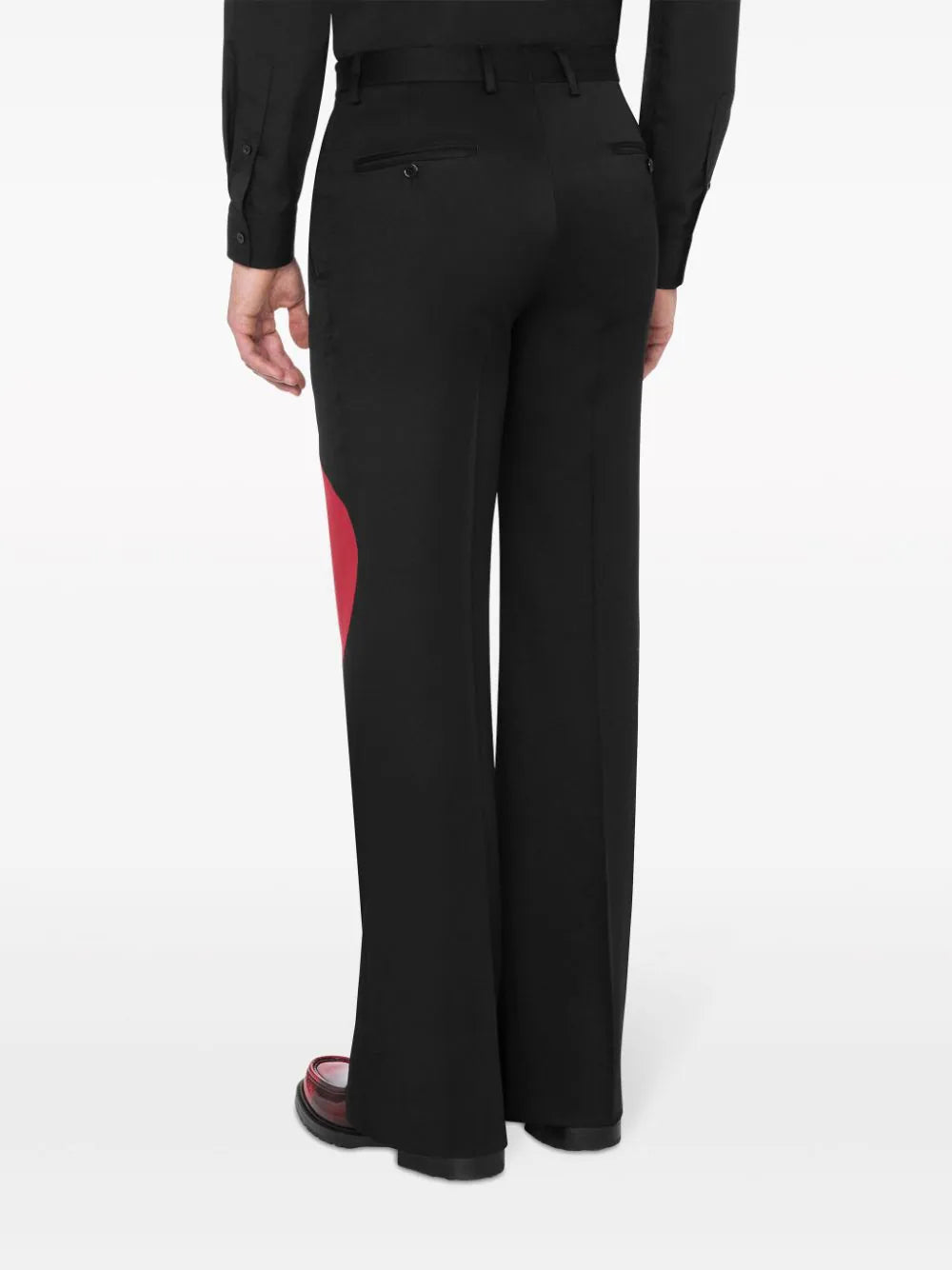 Moschino Heart Motif Tailored Trousers