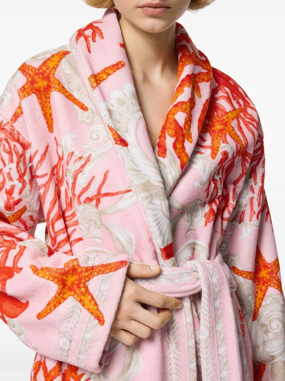 Versace La Mer Coral Bathrobe