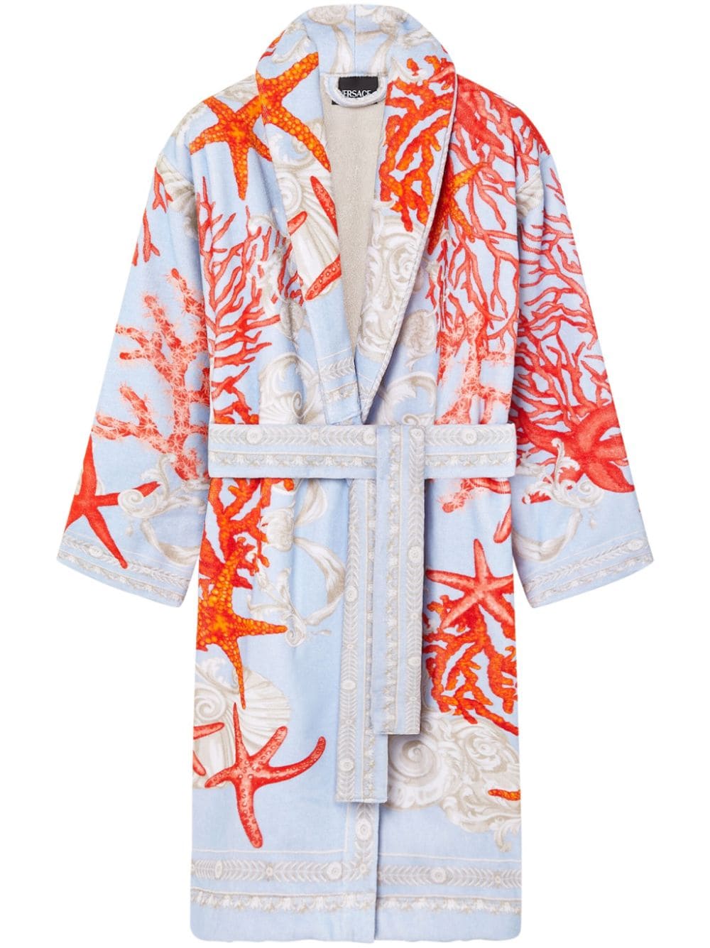 Versace La Mer Blue Bathrobe