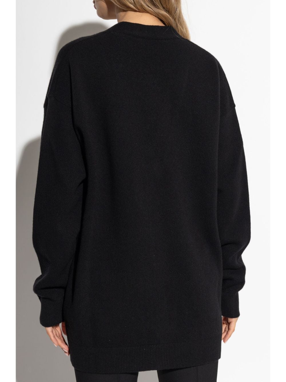 Versace Black Medusa Cashmere Cardigan