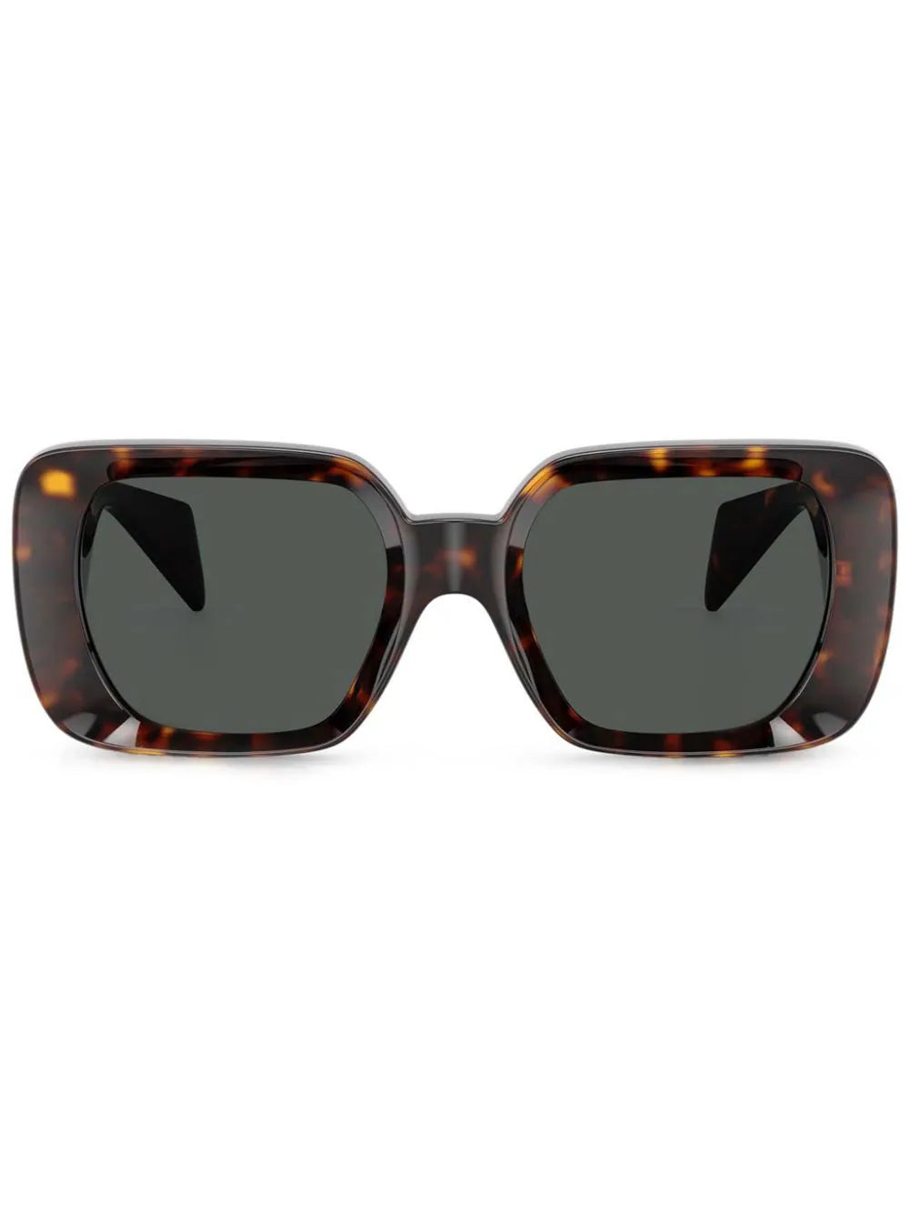 Versace Havana Medusa Medallion Sunglasses