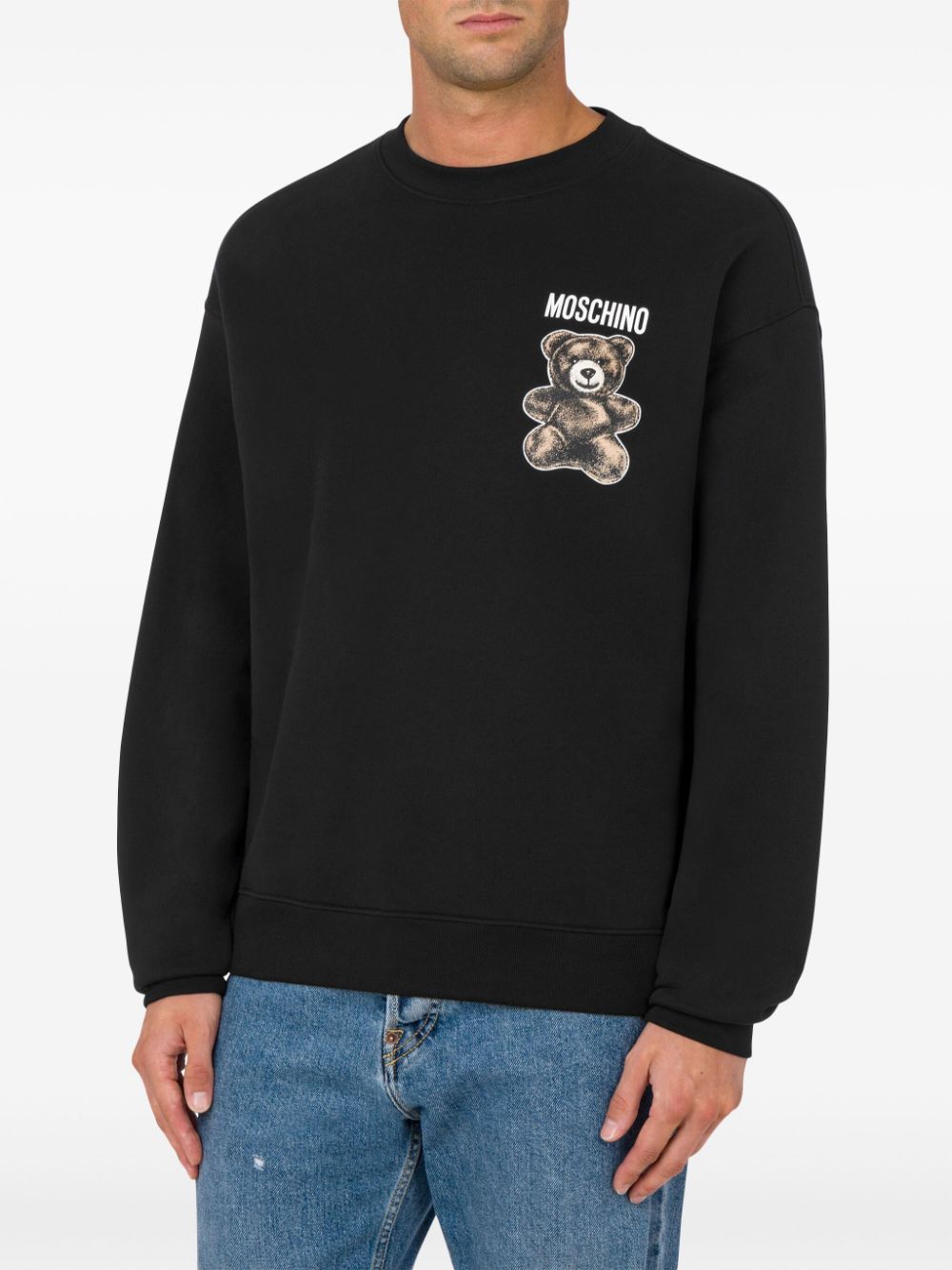 Moschino Black Teddy Sweatshirt