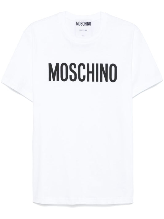 Moschino White Logo Tee