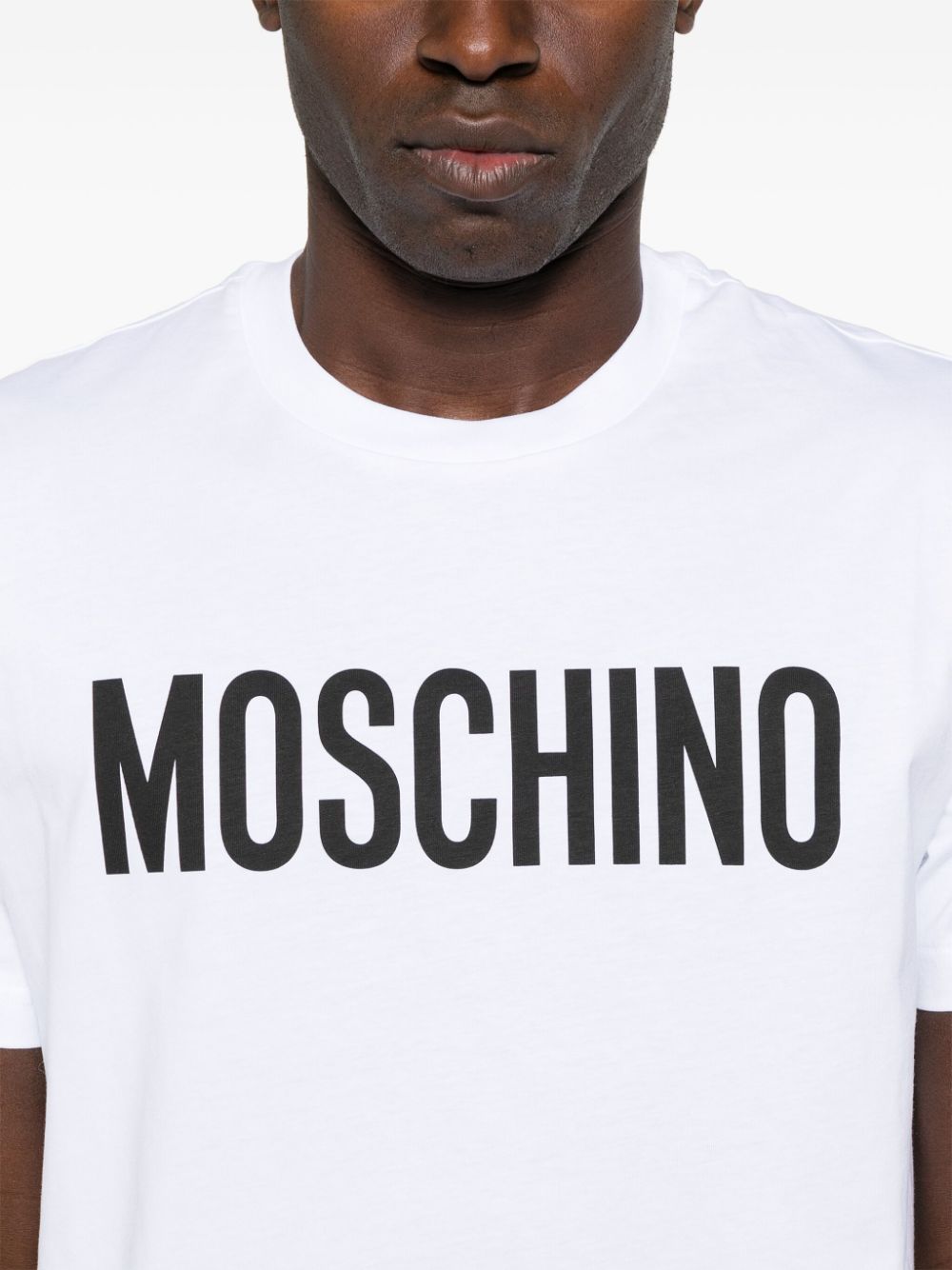 Moschino White Logo Tee