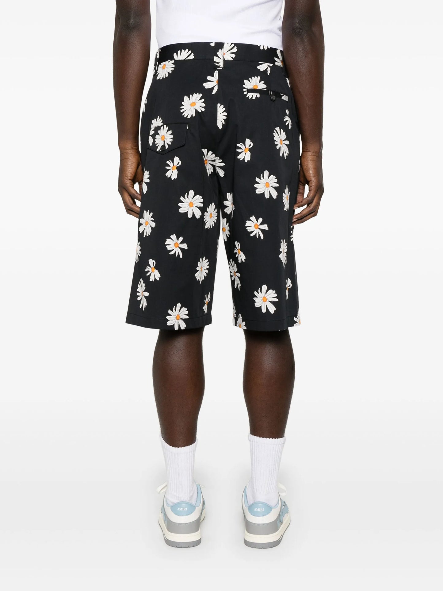 Moschino Black Daisy Shorts