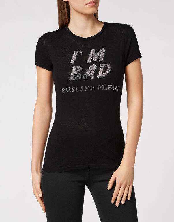 Philipp Plein Crystal "I'm Bad" T-shirt