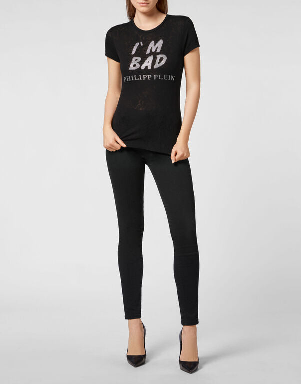 Philipp Plein Crystal "I'm Bad" T-shirt