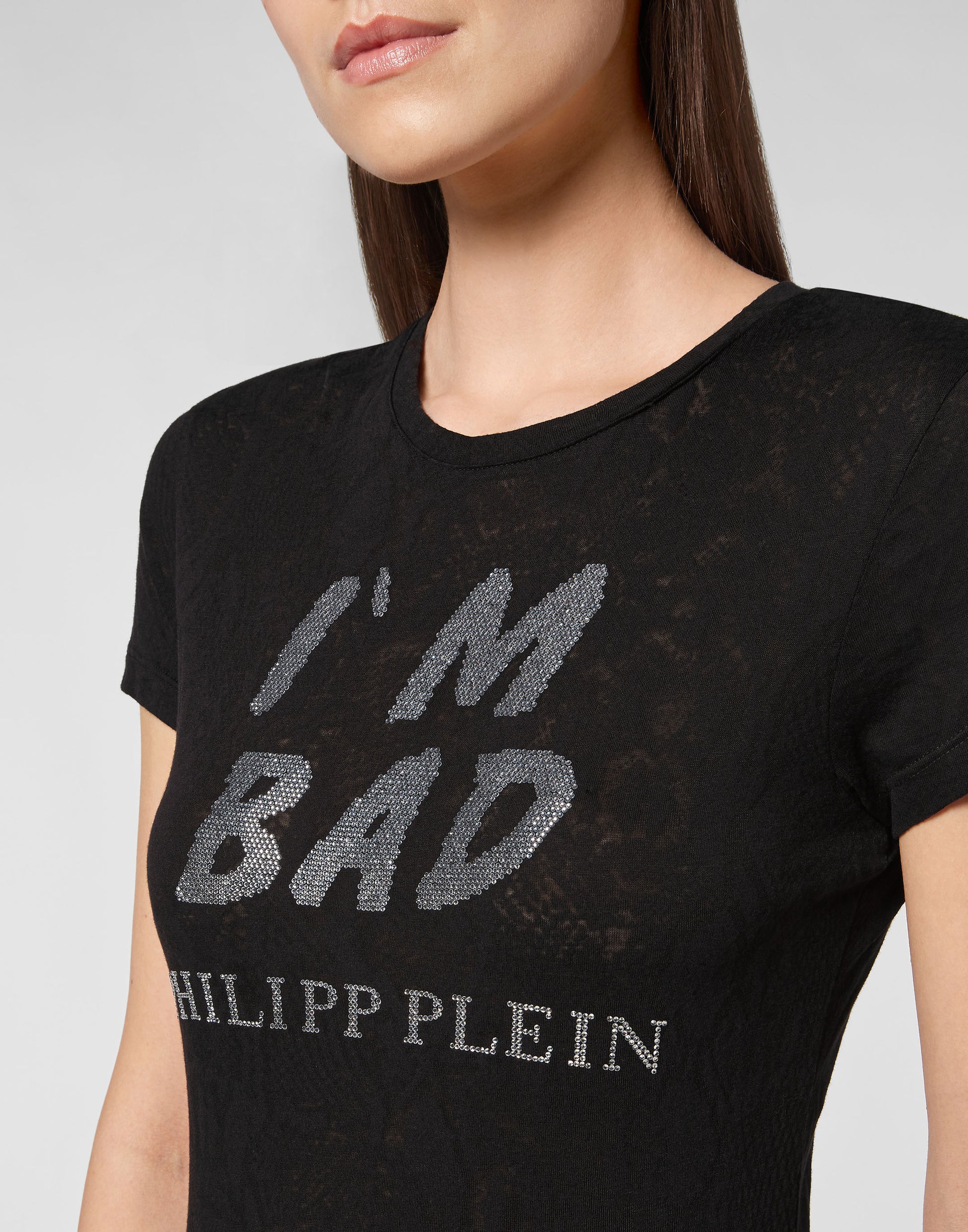 Philipp Plein Crystal "I'm Bad" T-shirt
