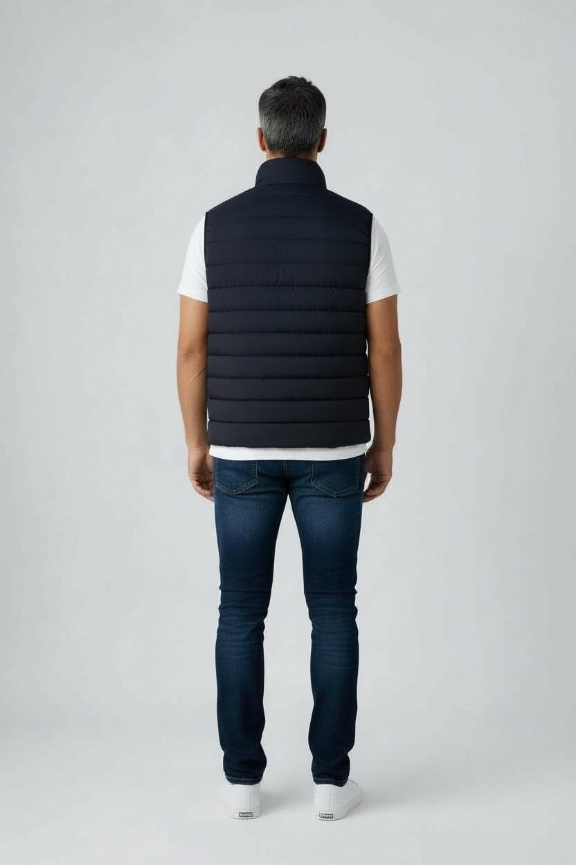 Fradi Navy Quilted Packable Vest