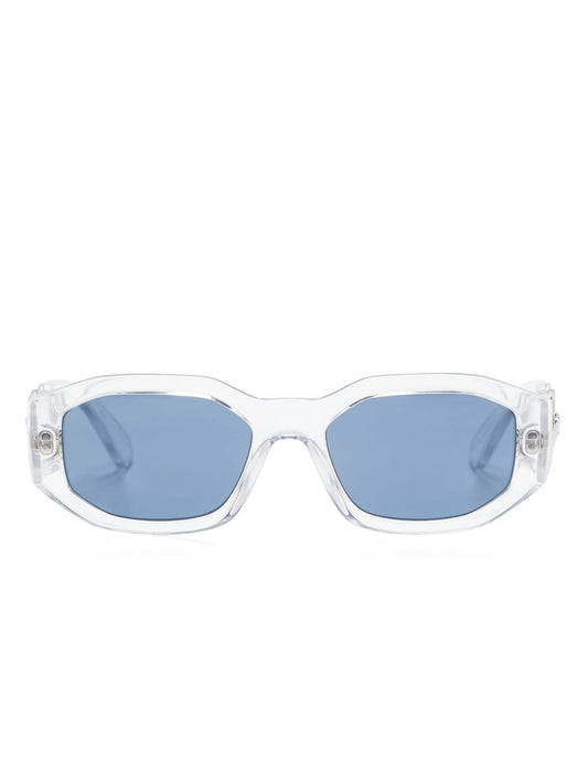 Versace Clear Medusa Biggie Sunglasses