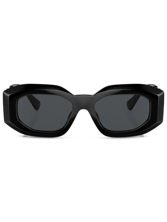 Versace Black Maxi Medusa Biggie Sunglasses