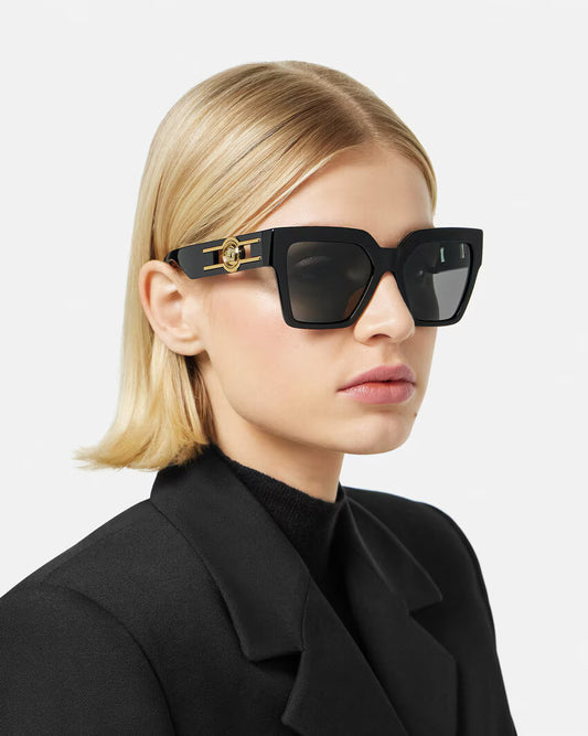 Versace Medusa Deco Butterfly Sunglasses