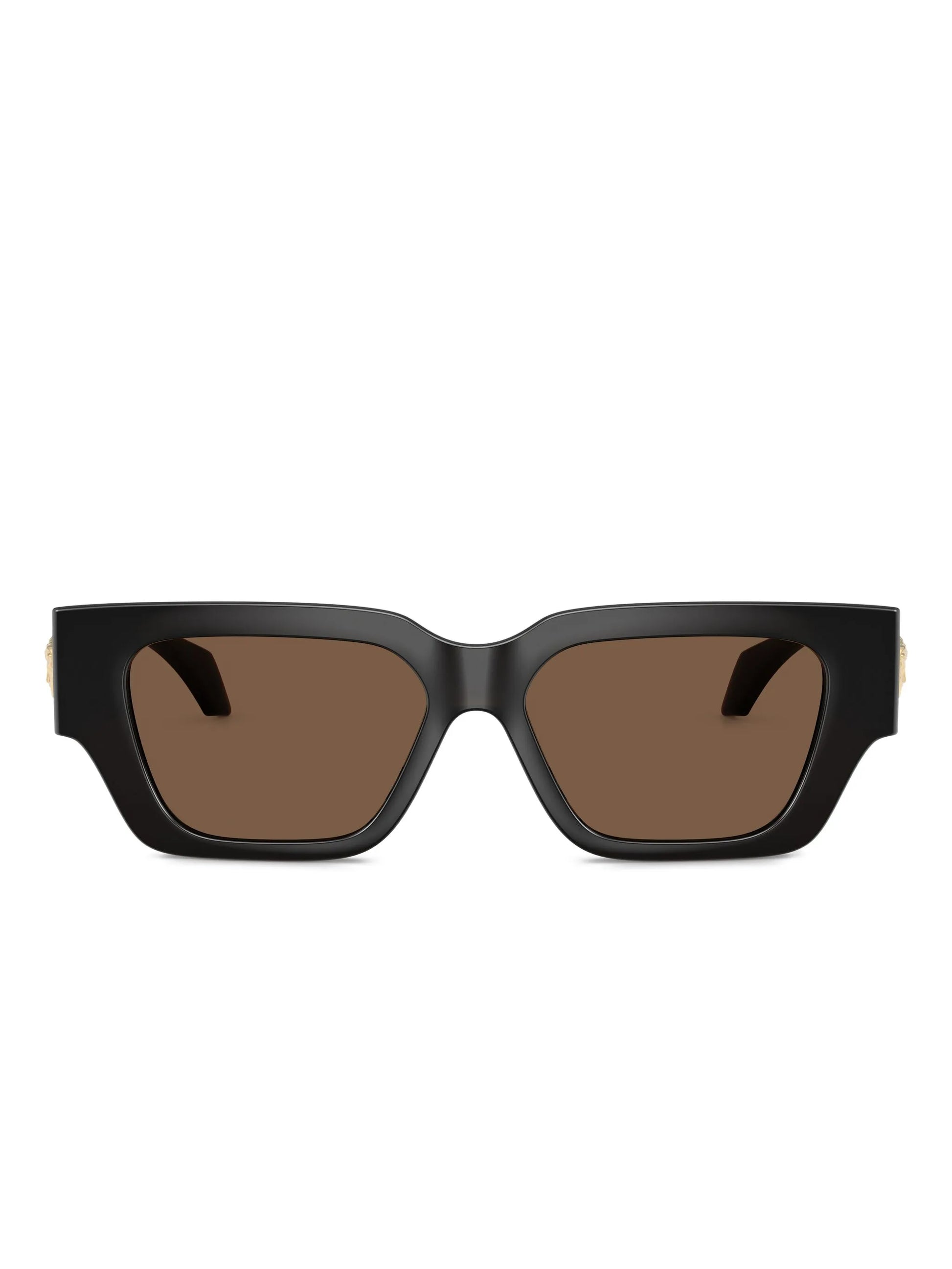 Versace Brown Medusa Plaque Sunglasses