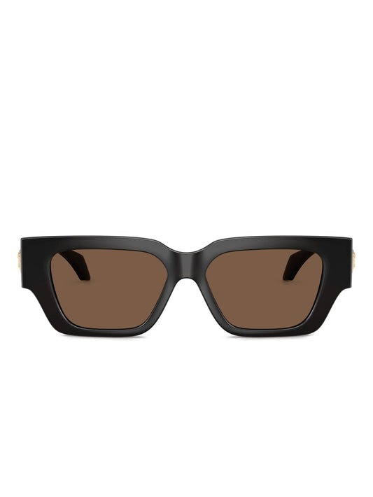 Versace Brown Medusa Plaque Sunglasses